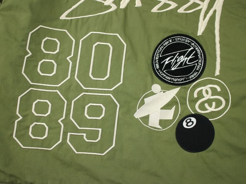 Nike x Stussy Double Face Bomber Jacket Green 