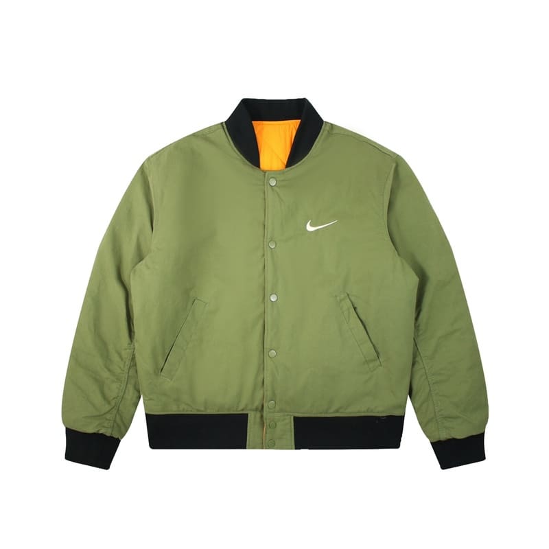 Nike x Stussy Double Face Bomber Jacket Green 