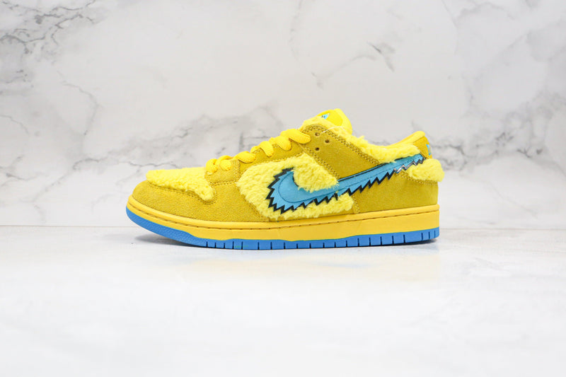 Nike SB Dunk Low Grateful Dead Bears Opti Yellow - ELEGANZ OUTLET