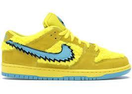 Nike SB Dunk Low Grateful Dead Bears Opti Yellow - ELEGANZ OUTLET