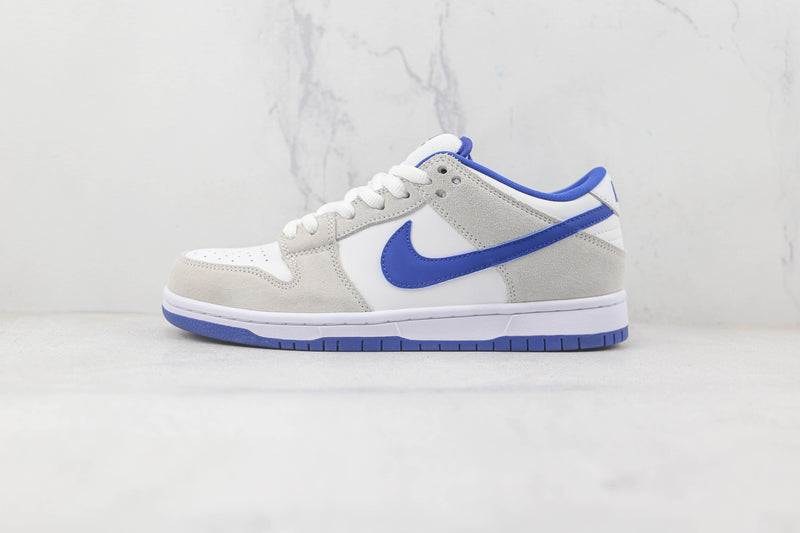 Nike Dunk Low Pro SB Matte Silver Varsity Royal - ELEGANZ OUTLET