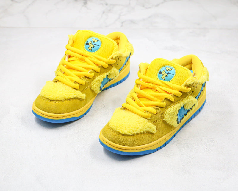 Nike SB Dunk Low Grateful Dead Bears Opti Yellow - ELEGANZ OUTLET