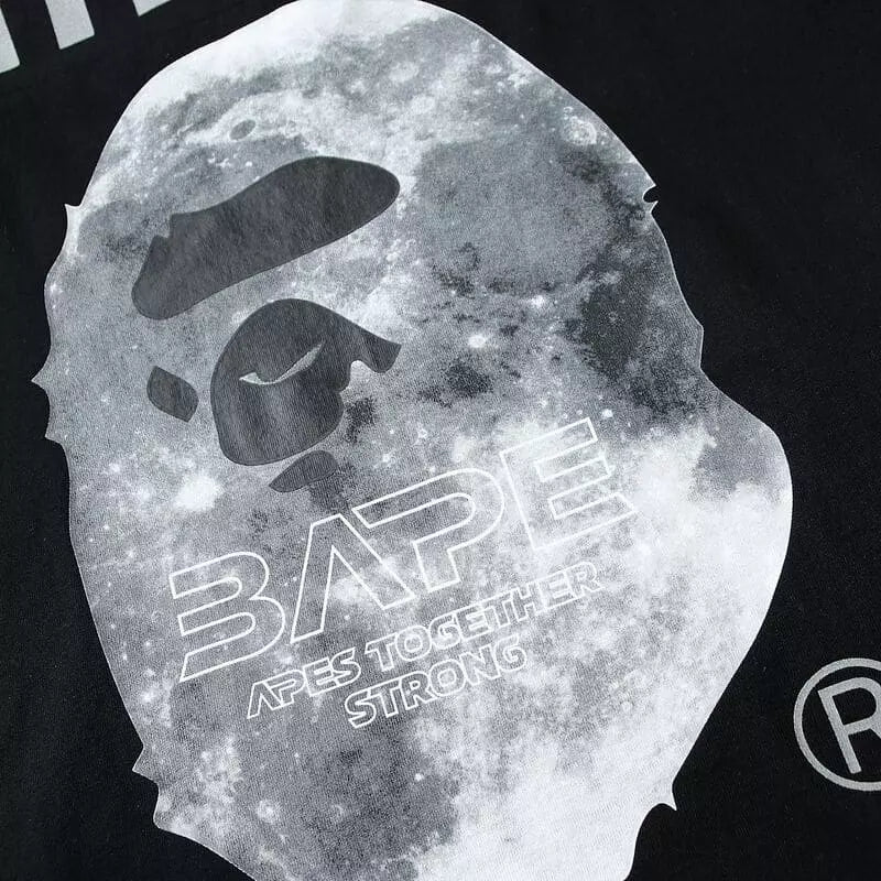 Pronta Entrega - Camiseta BAPE Ape Head Moon