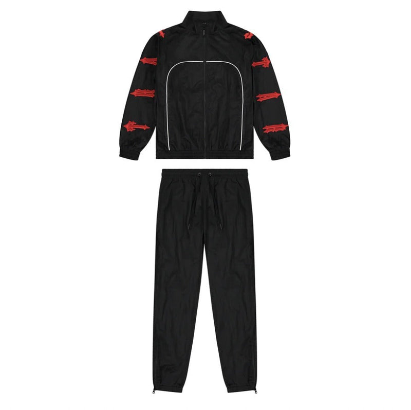 Trapstar Irongate 2.0 Shellsuit Set Red Black 