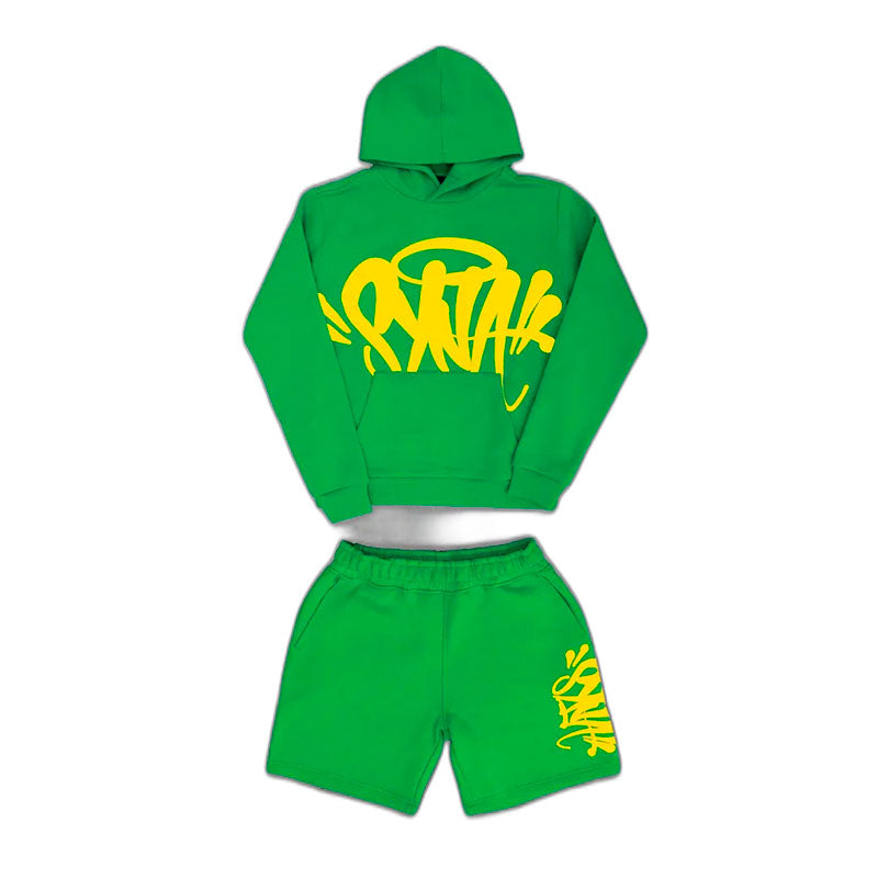 Team Syna Hood Twinset Green Set 