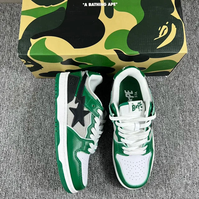 A Bathing Ape Bape SK8 Sta Green 