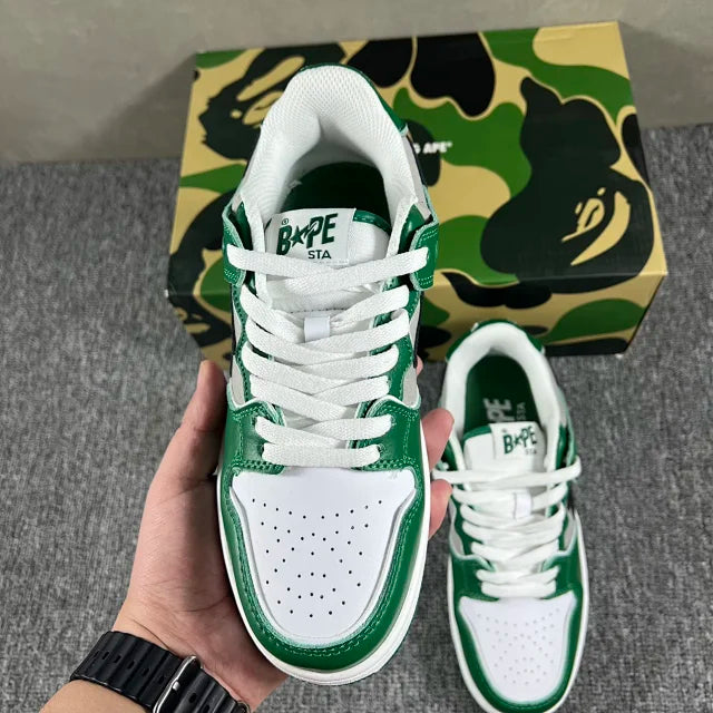 A Bathing Ape Bape SK8 Sta Green 